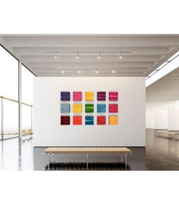 Monochromatic Landscape, large installation in office