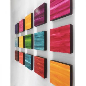 Monochromatic Landscape, 15-piece Wall of Color