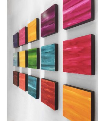 Monochromatic Landscape, 15-piece Wall of Color