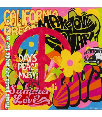 California Dreamin",a pop art painting by Paula Gibbs